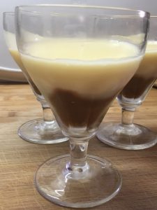 Panna cotta dulce de leche o nutela